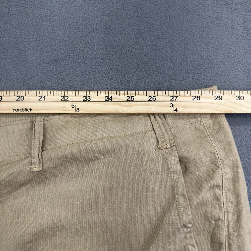 Polo Ralph Lauren Linen Blend Shorts Mens 56B RL Naval Tailors Khaki Brown 9
